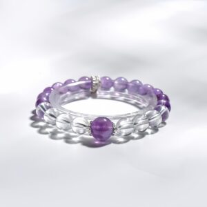 Amethyst + Fluorite Energy Balance Bracelet