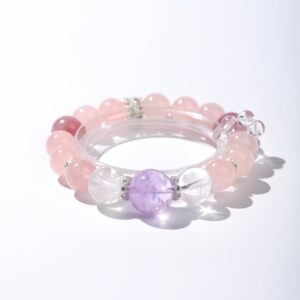 Realm of Self-Love｜Rose & Amethyst Healing Bracelet