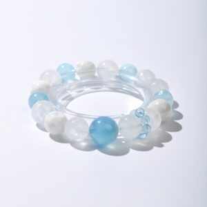 Where the Sea Listens｜Aquamarine & Moonstone Healing Bracelet